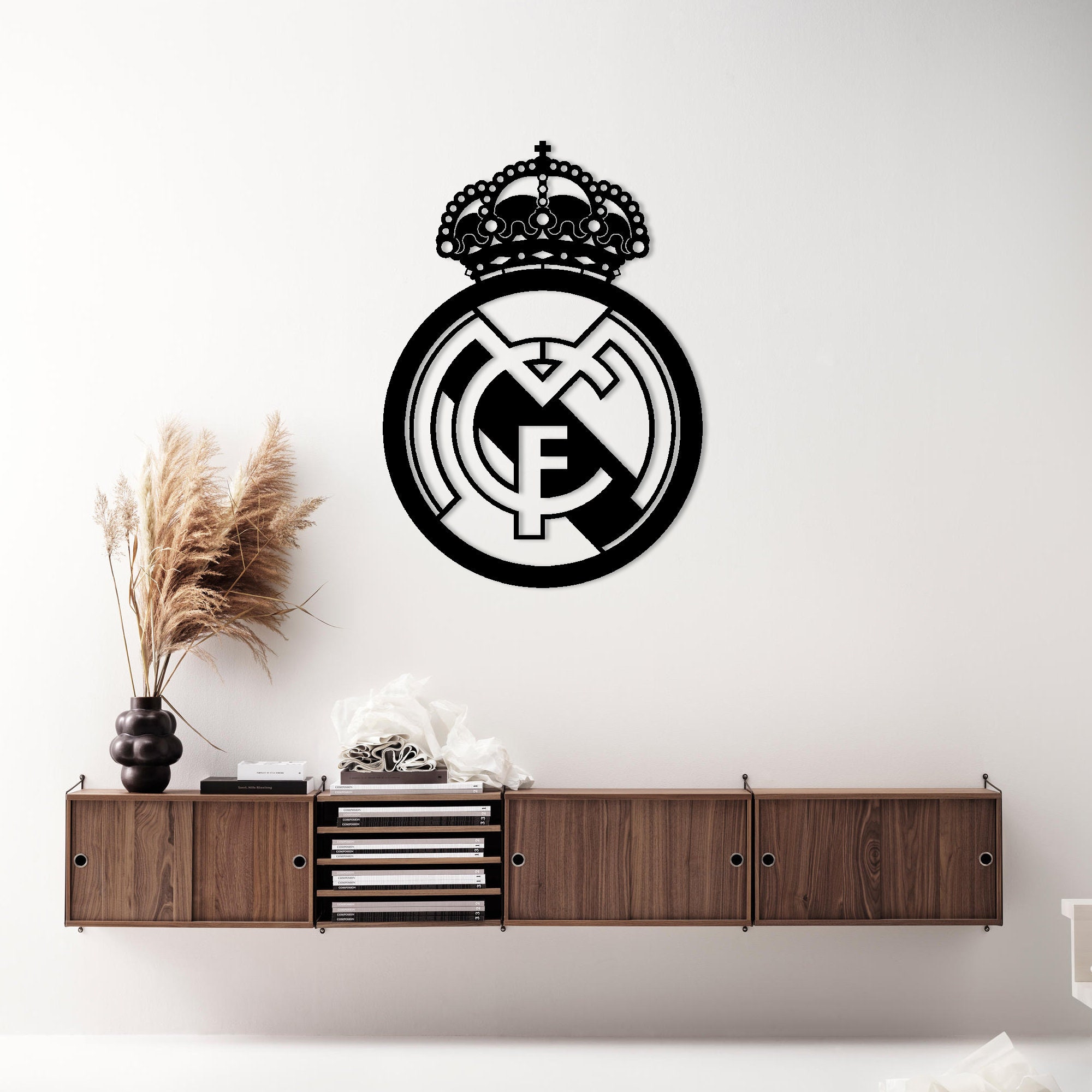 100 x Pegatinas Real Madrid inspirado por Ultras la bufanda, pin y póster  RMCF