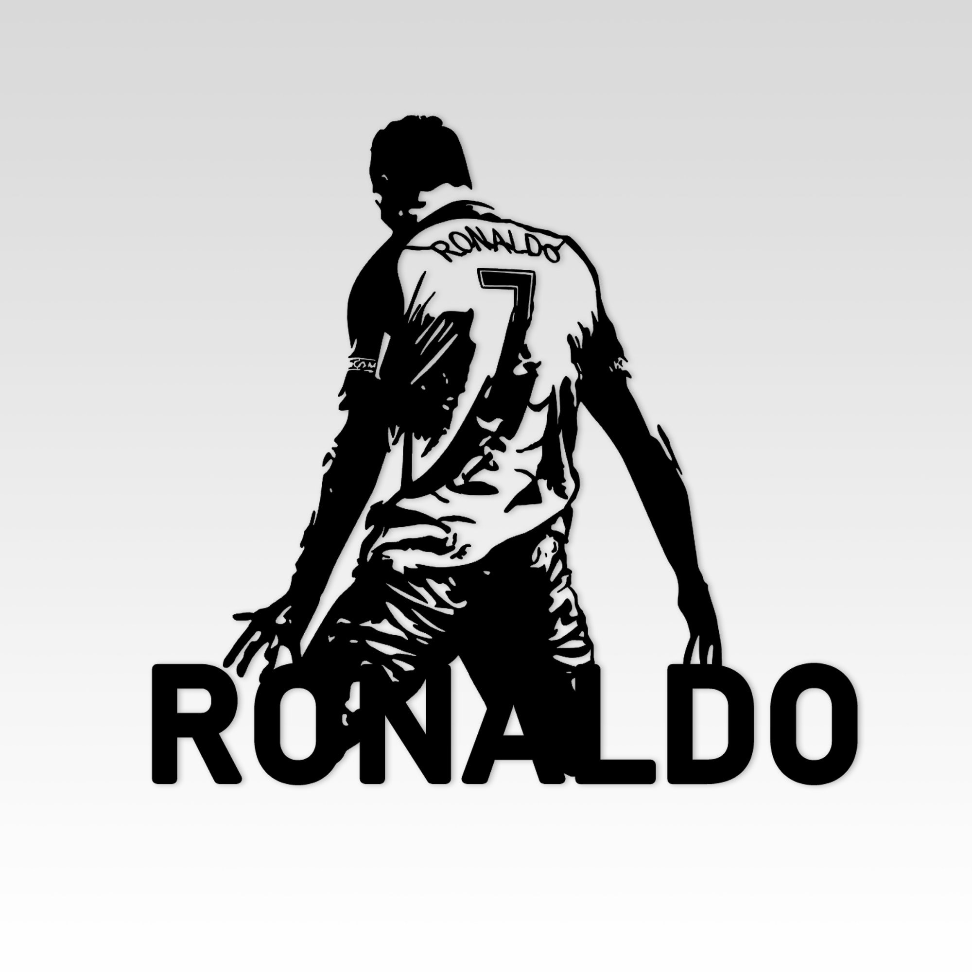 Real Madrid F.C.CR7 IS A LEGEND 5 Panel Canvas Wall Art Prints