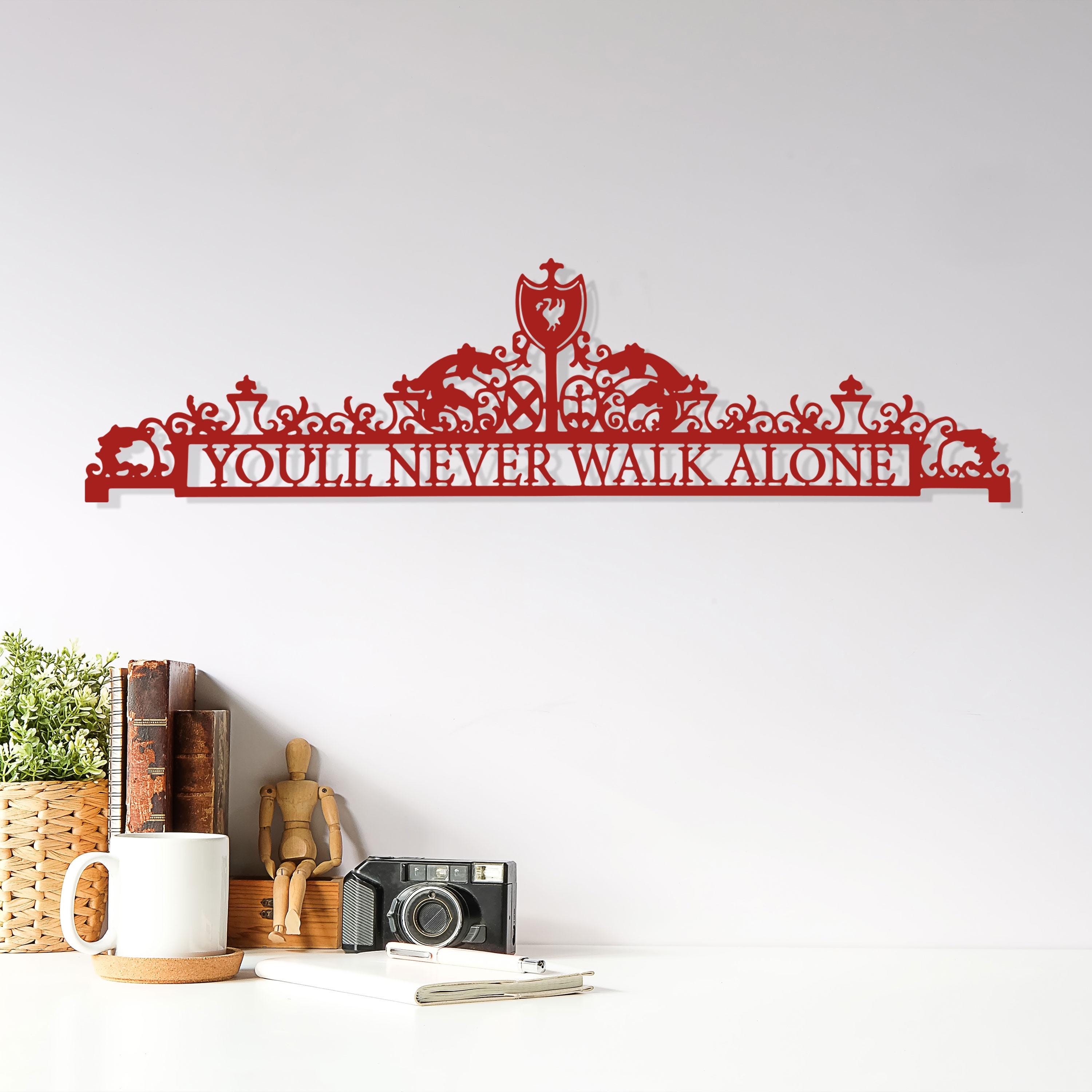 Liverpool FC You'll Never Walk Alone Crest Badhandduk Röd/Vit/Grön One