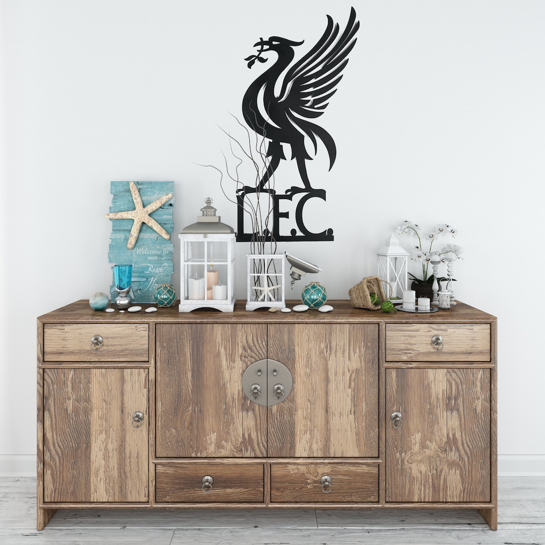 Liverpool FC Metal Wall Art, You'll Never Walk Alone, Liverpool Fans