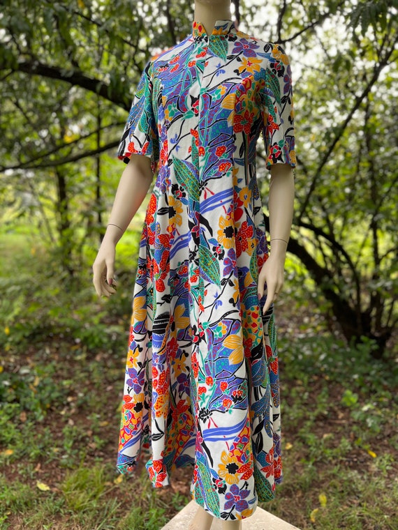 Concept 70s Floral Dress, sz medium - image 7