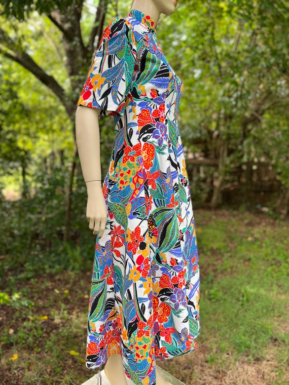 Concept 70s Floral Dress, sz medium - image 6