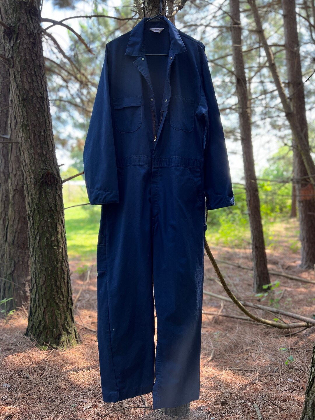Vintage Sears Coveralls Sz 46 Tall Made in USA Etsy