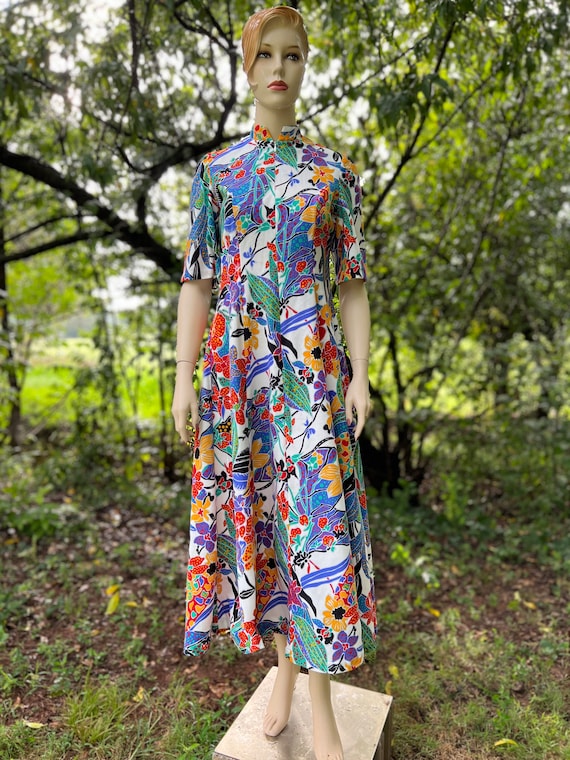 Concept 70s Floral Dress, sz medium - image 3