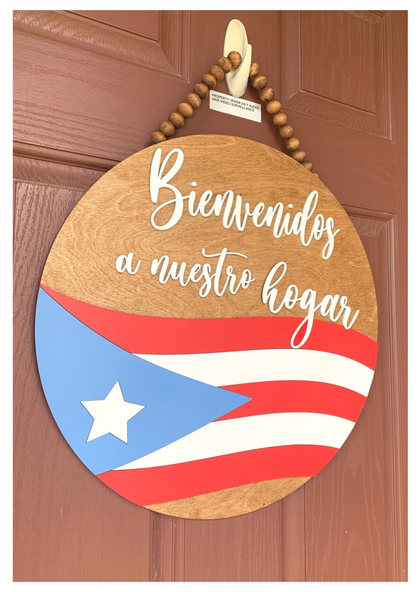 Puerto Rico Sign to Our Home Sign Bandera Puerto Etsy