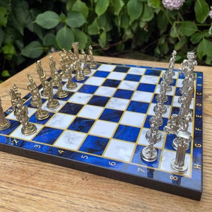 Personalized Chess Board Game Custom Wooden Rosewood Board and Metal Chess  Figures 10.8 Inc Chess Custom Gift for Christmas - AliExpress