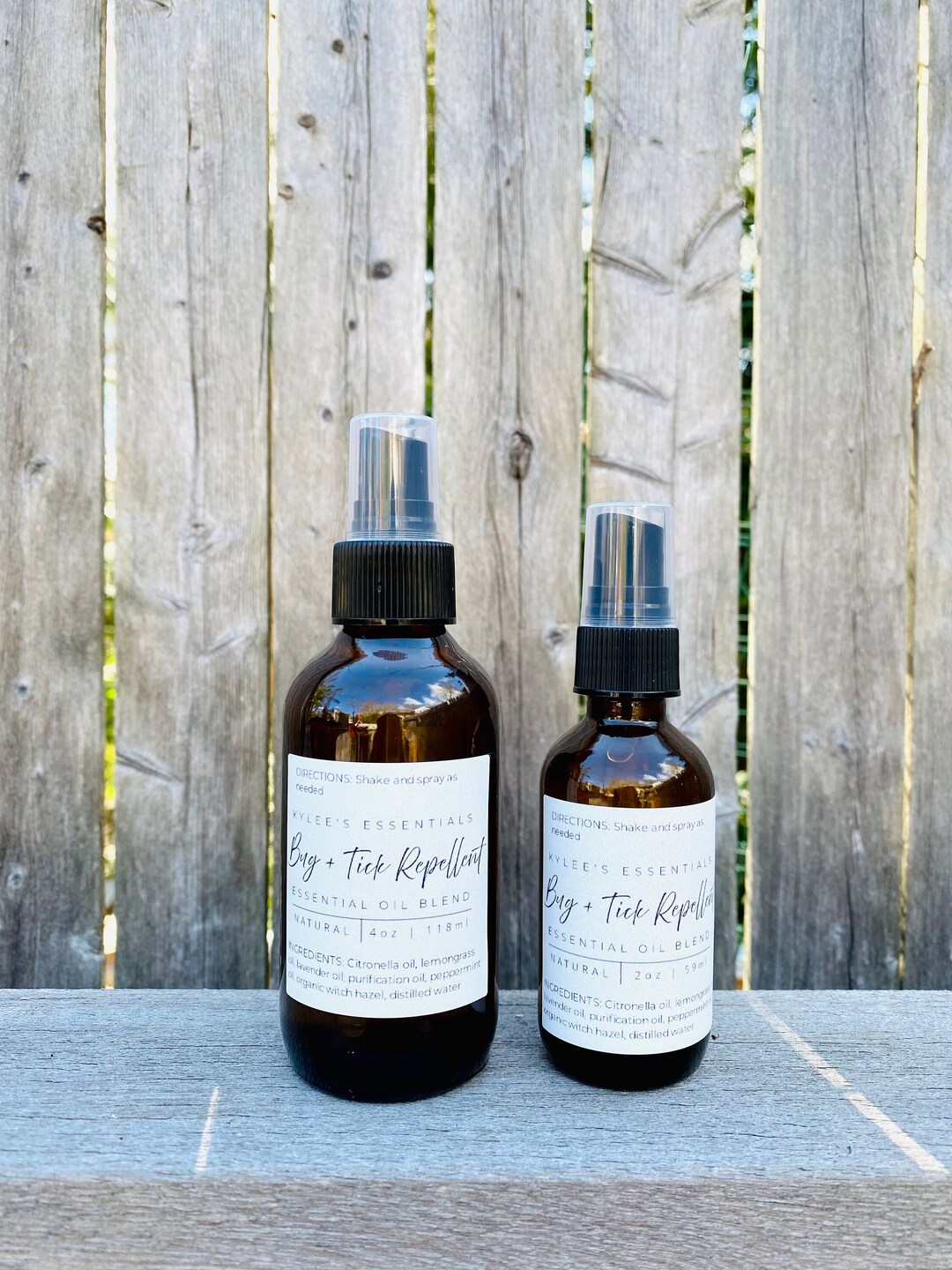 Natural Bug and Tick Repellent Natural Bug Spray Tick Etsy