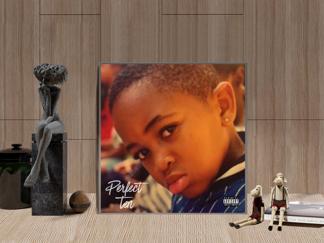 Perfect Ten Mustard Album Cover Poster / Music Poster / Home Etsy