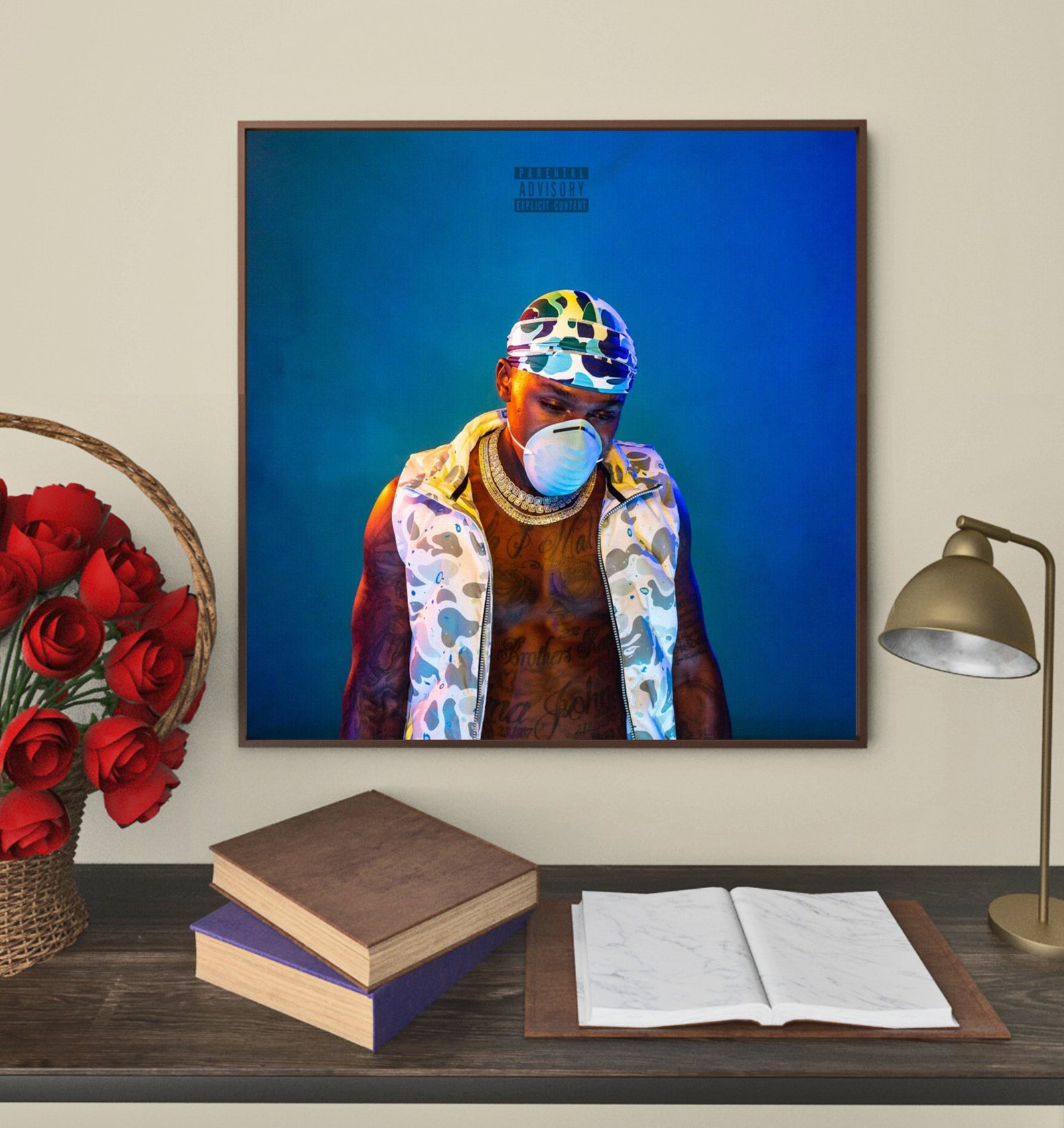 Blame It On Baby Dababy Album Cover Poster / Music Poster / Etsy