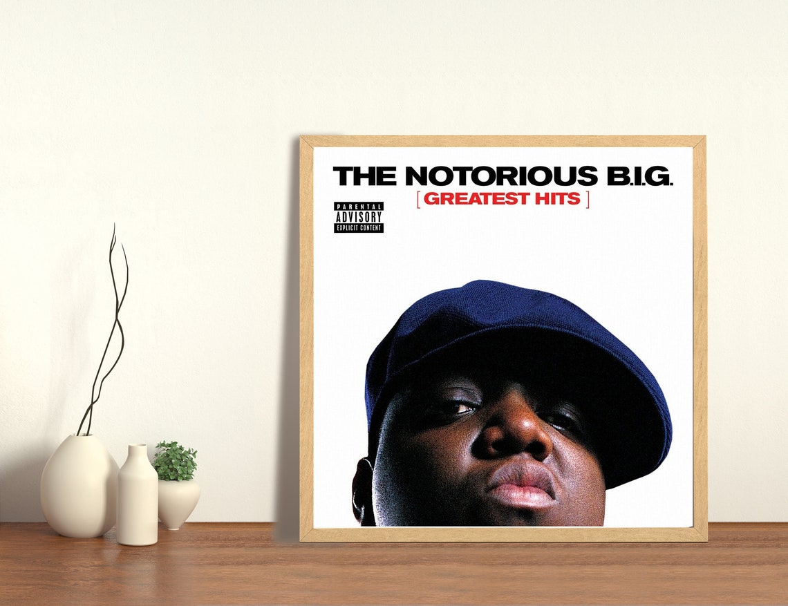 Notorious B.I.G. Greatest Hits Biggie Smalls Album Cover Etsy