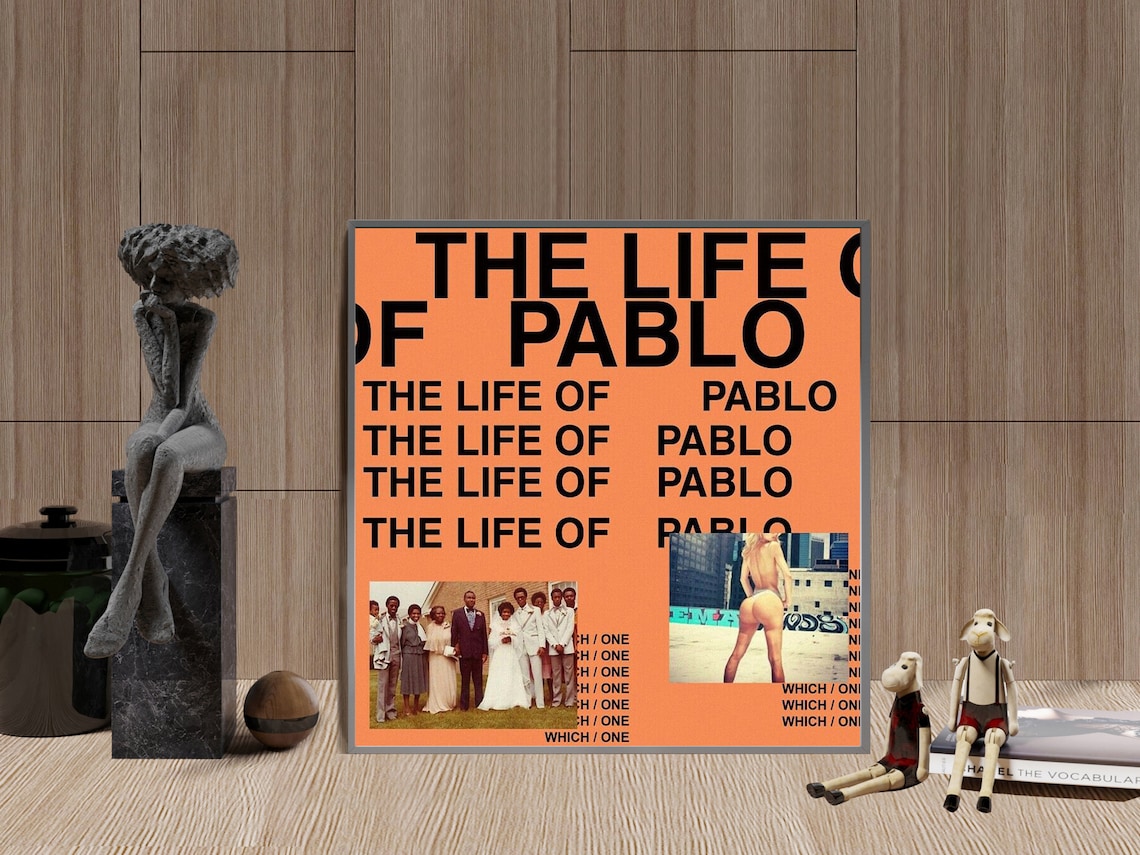 Kanye West The Life Of Pablo Album Cover Poster / Music Poster Etsy
