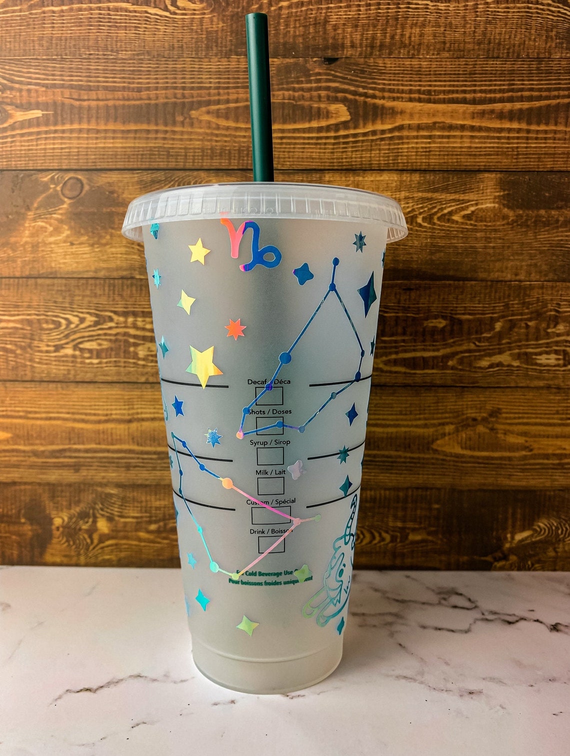 Presized BTS V Zodiac sign Capricorn svg/ Full Wrap BTS
