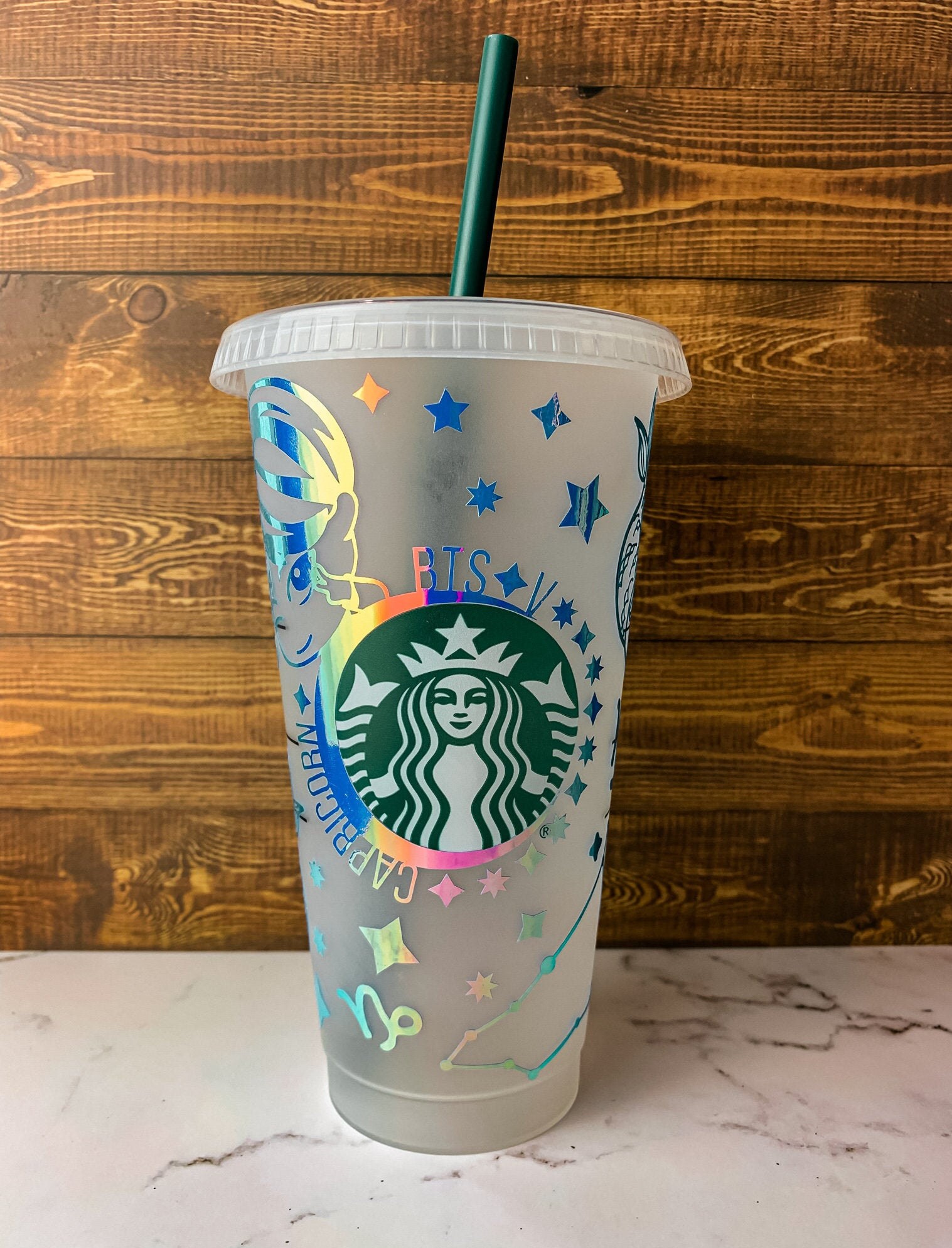 Presized BTS V Zodiac sign Capricorn svg/ Full Wrap BTS