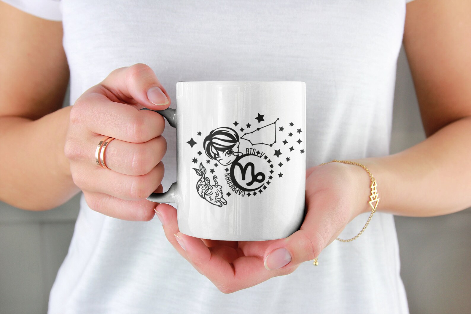 BTS V Zodiac sign Capricorn svg/ BTS V Constellation svg