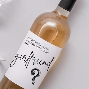 Pairs Well with Asking You to Be My Girlfriend; Proposal, Will You Be My Girlfriend, Boyfriend Ask, Couple, Dating, Official