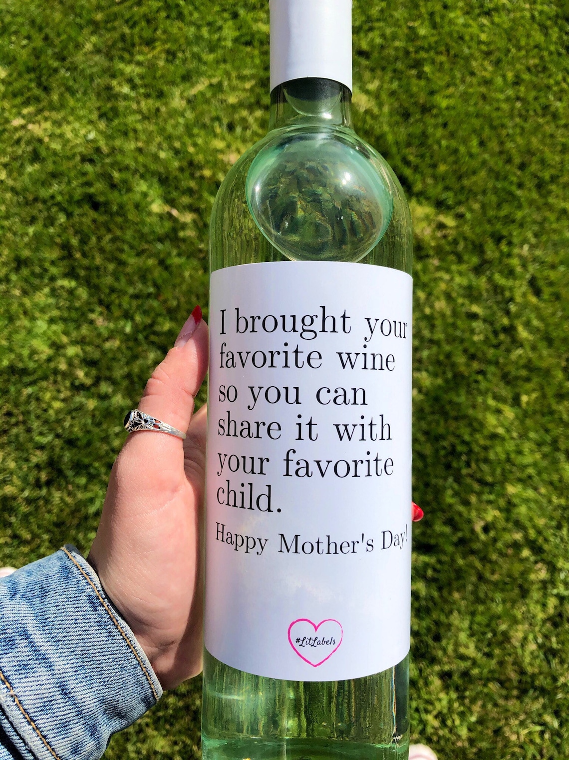 Mothers Day Best Mom Ever Dear Mom Wine Favorite Child Funny Etsy