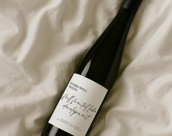 Pairs Well with Frontal Lobe Develop 25th Birthday 25 Quarter Life Birthday Wine, Champagne Bottle Label  Funny Gift Ideas for Him, Her