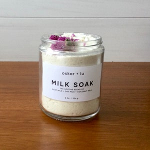 Milk Bath Soak - Goat Milk, Oatmeal, + Coconut Milk blend!