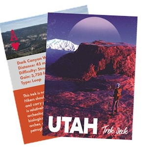 Cartas de Baralho UTAH: 52 Caminhadas no Seu Bolso