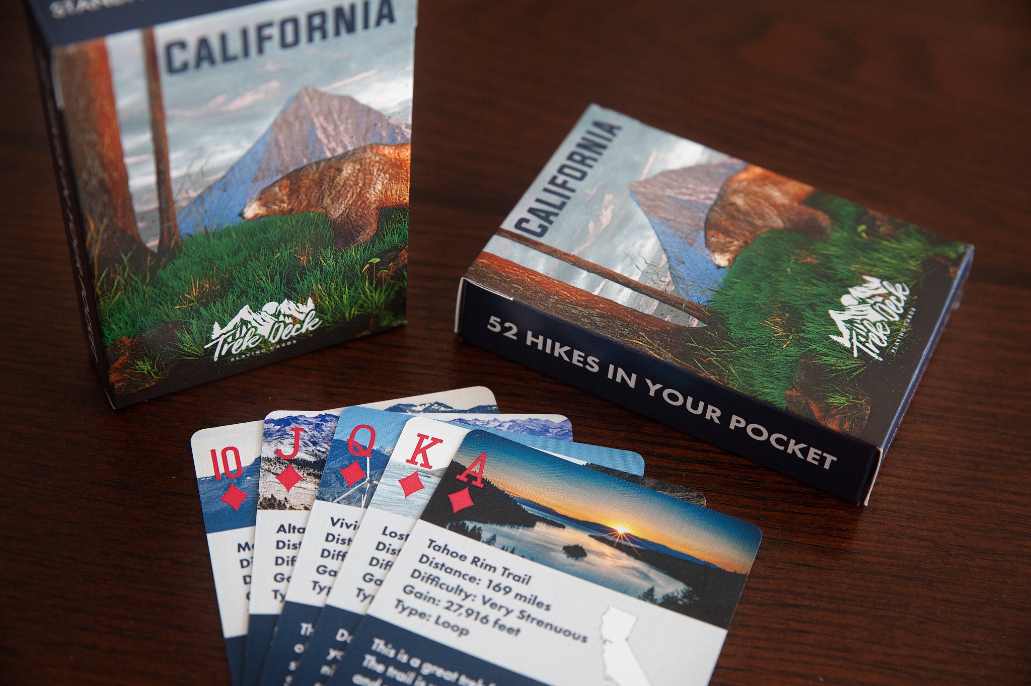 CALIFORNIA Playing Cards 52 Hikes in Your Pocket Etsy