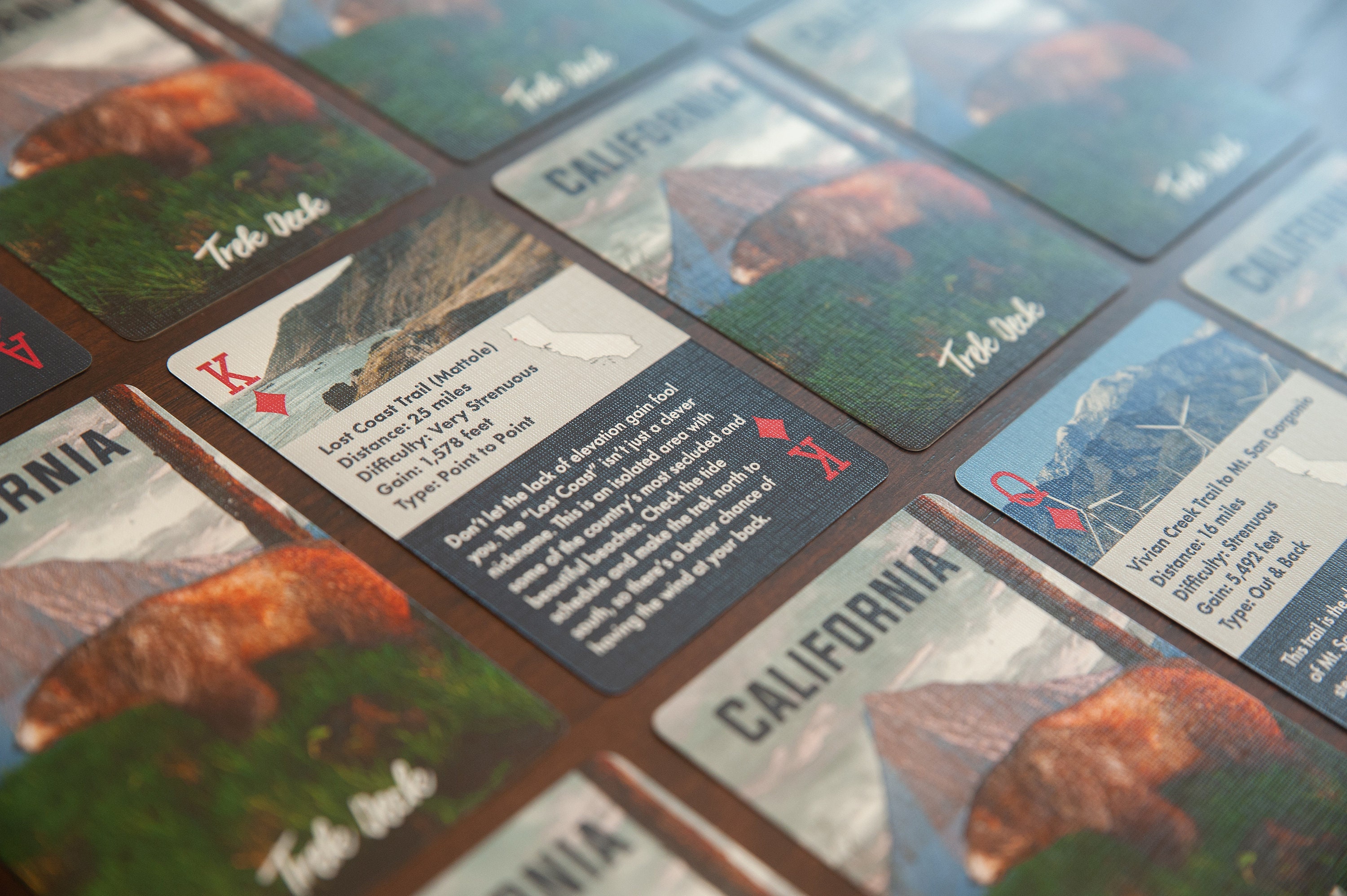 CALIFORNIA Playing Cards 52 Hikes in Your Pocket Etsy