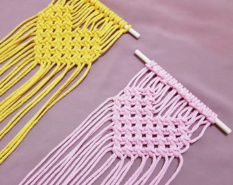 Kit de suspension murale en macramé cœur bricolage avec tutoriel vidéo | Faites votre propre décoration murale en forme de cœur | Art de bricolage | Verrouiller les cadeaux | Cadeau boîte aux lettres