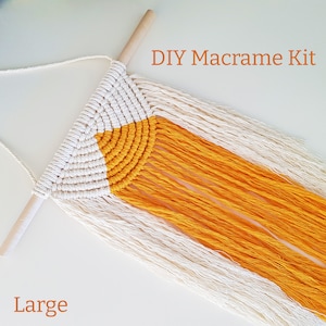 DIY Kit | Large Macrame Wall Hanging Kit With Video Tutorial | Make Your Own Wall Hanging | DIY Kit | Therapeutic Gift | Letterbox Gift