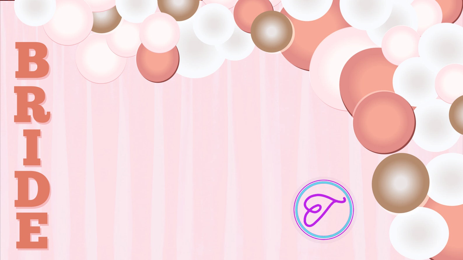 Bridal Shower Zoom Backgrounds Etsy UK