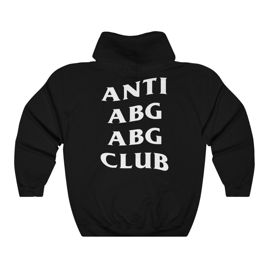 Anti ABG ABG Club Hoodie Street Wear Sweater Anti Social | Etsy