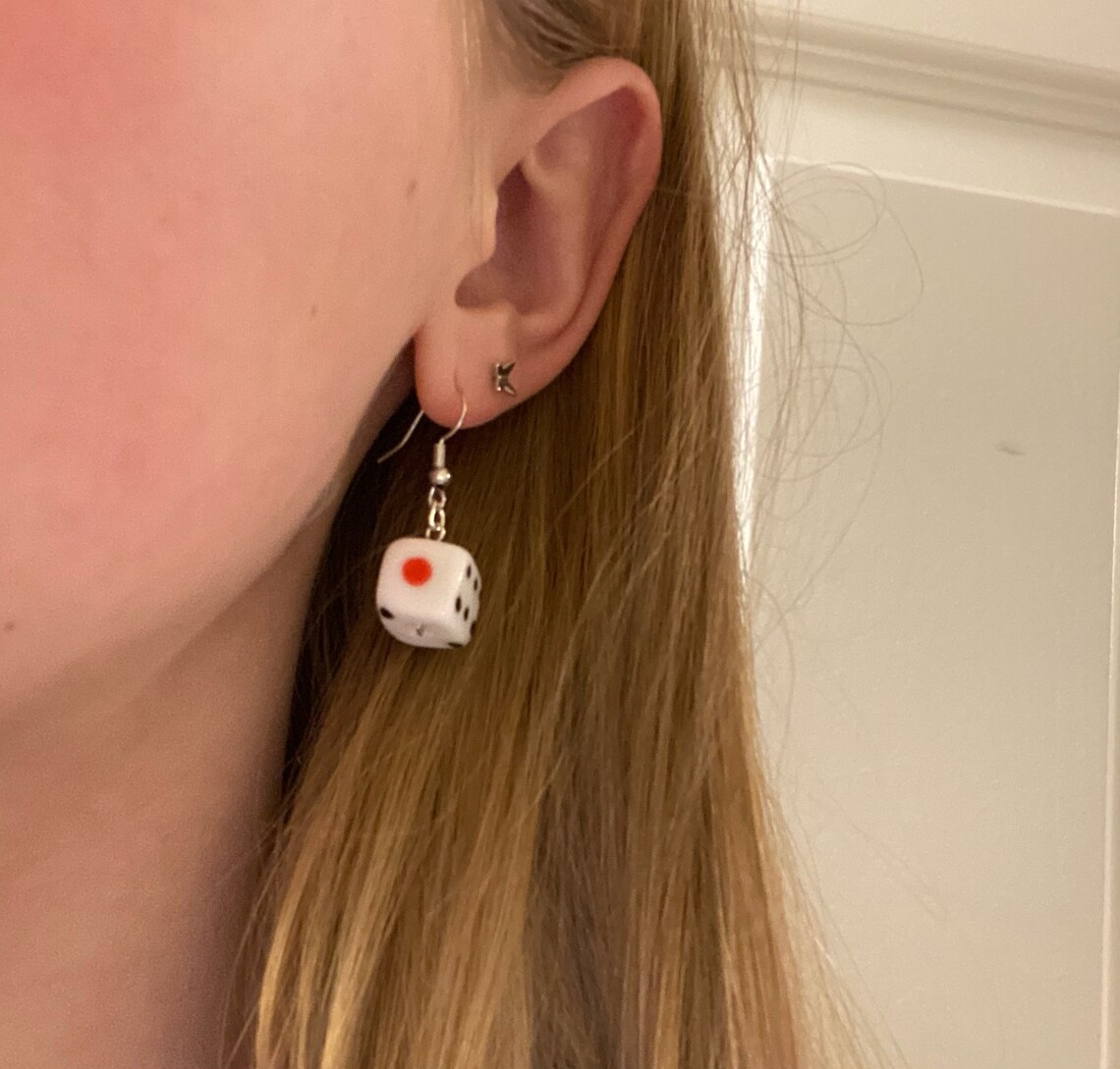 Dice Earrings Etsy