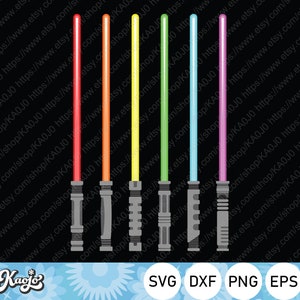 LGBTQ Flag Light Swords svg, LGBTQ Pride Lightsaber svg, Gay Awareness svg, Instant Download, svg, dxf, png, eps, ai file, Printing, Cricut