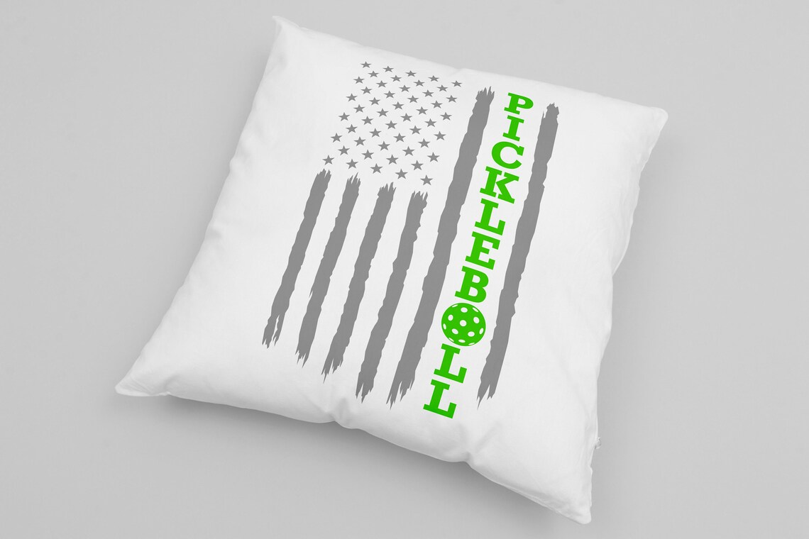 Pickleball US Flag Svg American Flag Pickleball Svg American Etsy