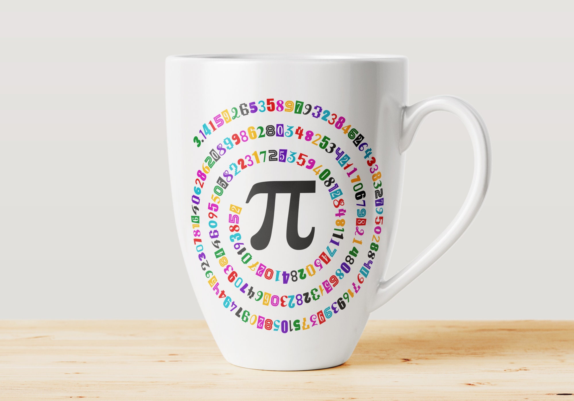 Spiral Pi Svg, Happy Pi Day Svg, Digits of Pi Svg, 3.14
