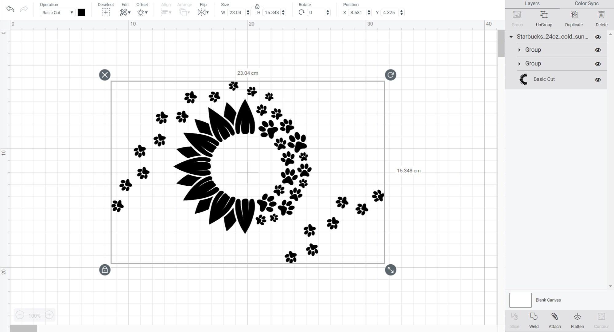 Free Free 204 Sunflower Paw Svg SVG PNG EPS DXF File