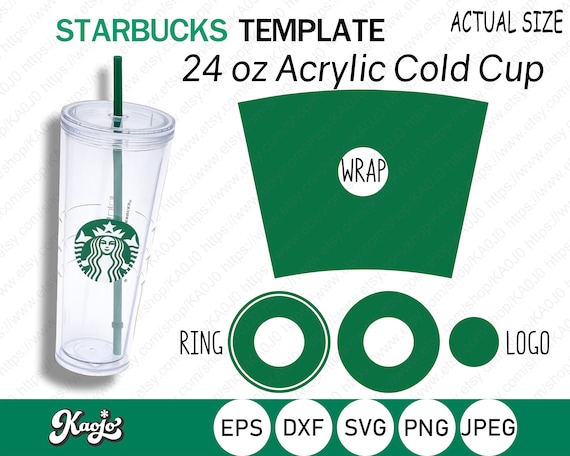 LV - Starbucks Cup wrap SVG-24OZ- Fashion SVG