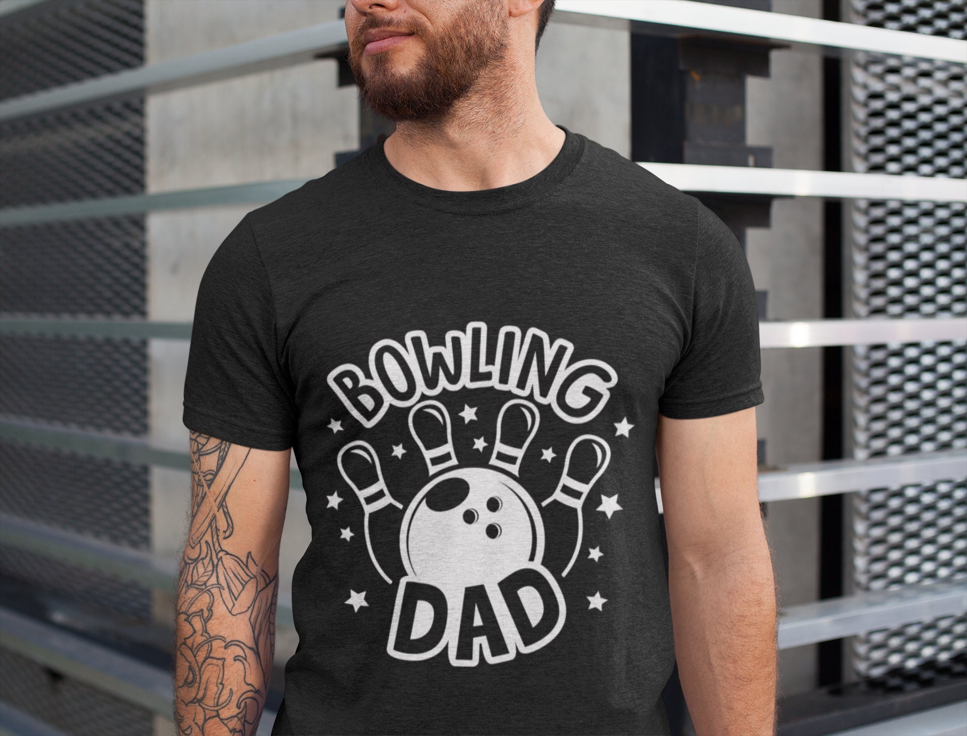 Bowling Dad SVG Cute Bowling Papa SVG Gift for Bowling Lover - Etsy