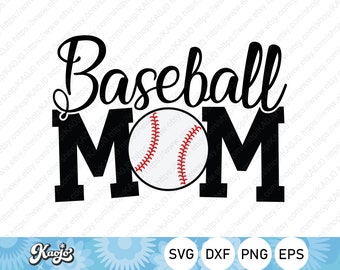 Baseball Mom SVG, Mother's day SVG, Baseball Mom Shirt, Baseball Family SVG, Instant Download, Svg Files For Cricut, Silhouette