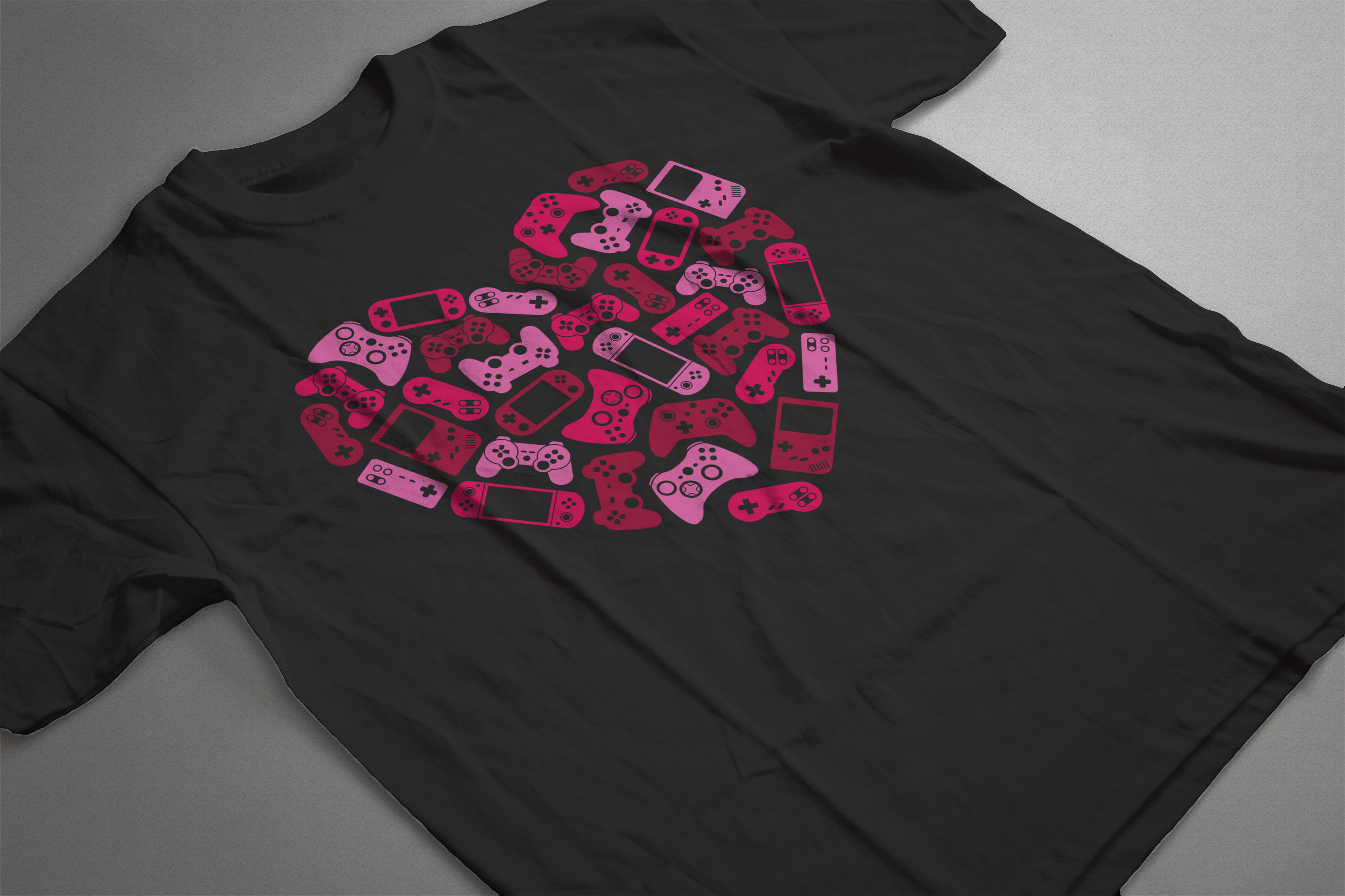 Video Game Heart Valentine's Day Svg, Console Game Controller Heart Svg ...