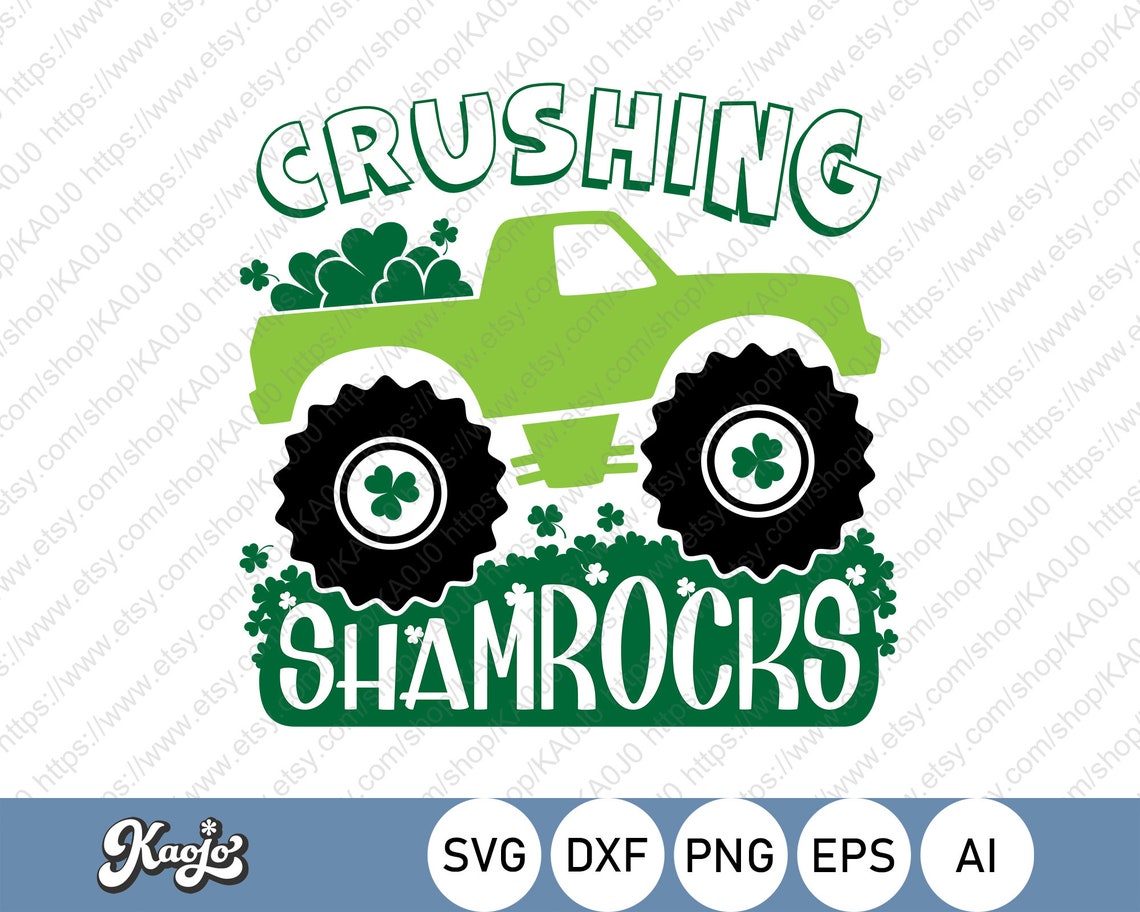 Free Free 230 Truck With Shamrocks Svg SVG PNG EPS DXF File