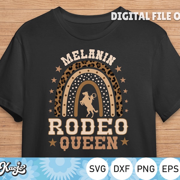 Melanin Rodeo Queen Svg, African American Southern Cowgirl Svg, Western Brown Sugar Svg. Instant Download, Svg Files For Cricut