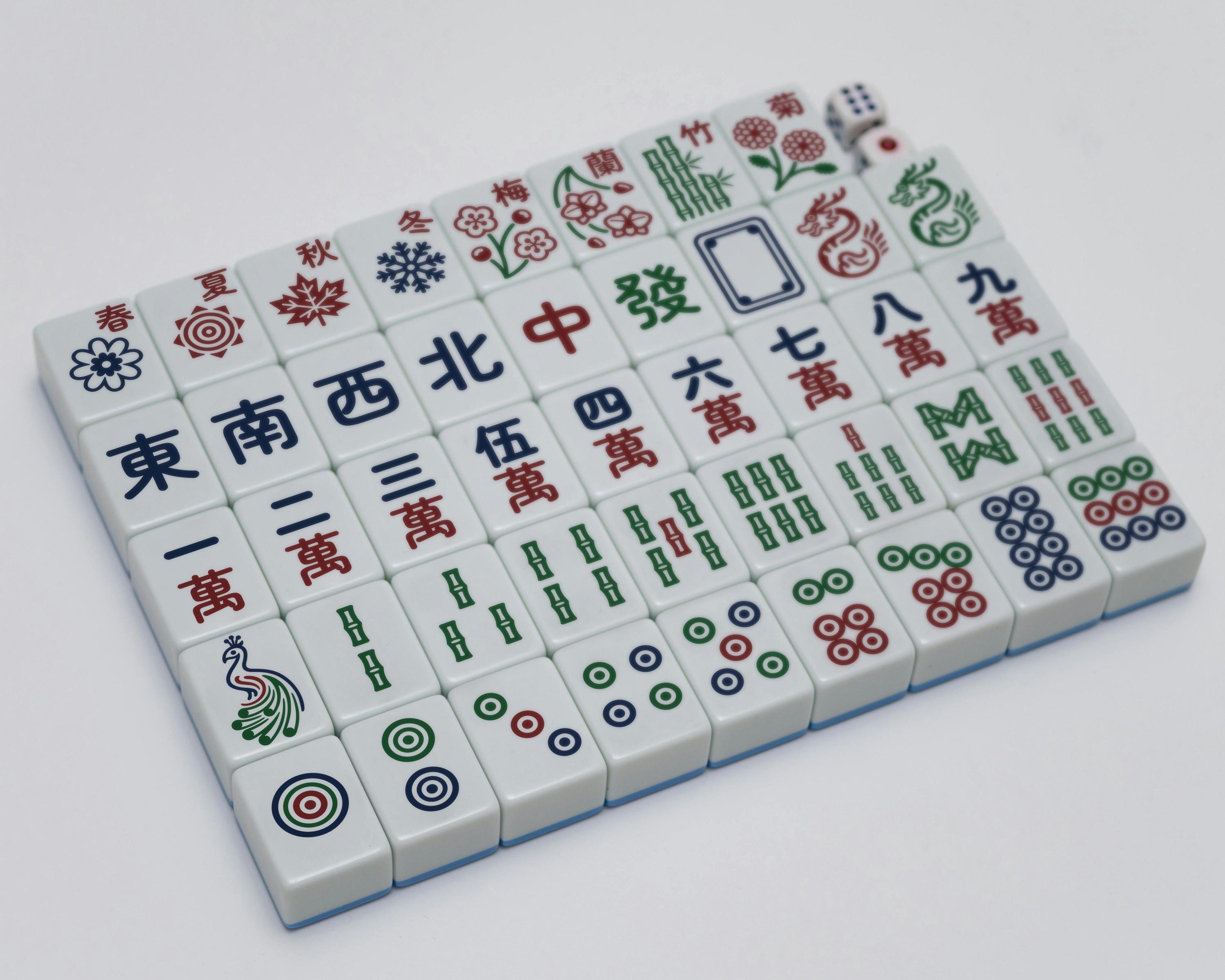 Mahjong Pattern SVG Bundle, American Mah Jongg Tiles Set, Peacock and ...
