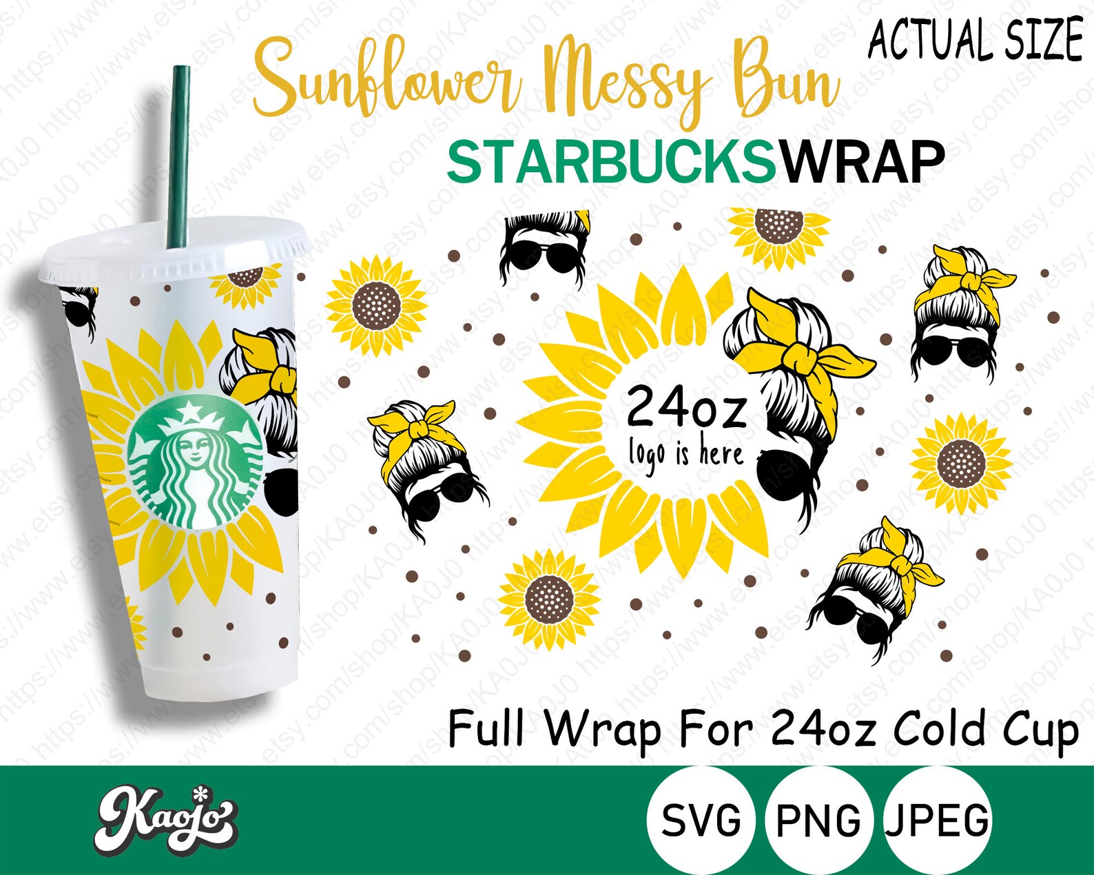 Free Free 235 Sunflower Full Wrap Svg SVG PNG EPS DXF File