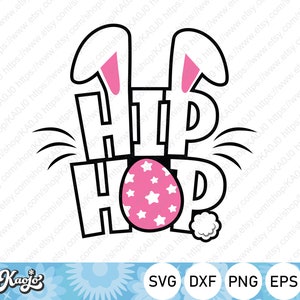 Easter Bunny Hip Hop SVG, Cool bunny SVG, Easter Rabbit Hip Hop SVG, Instant Download, svg, dxf, png, eps, ai file, Printing, Cricut