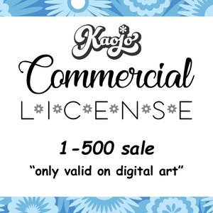 SVG Commercial Use License SVG, Commercial License - Up to 500 Designs Sold