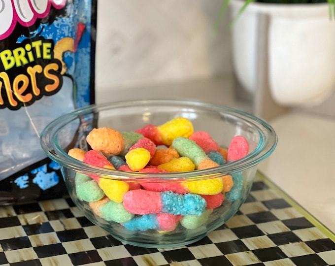 freeze dried worms - sour crunchy candy