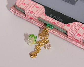 Kindle Charm Dust Plug, E-Reader Accessory, Bookish Gift