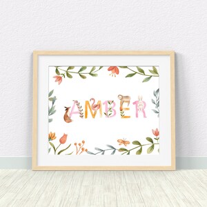 Personalized Kids Name Print PRINTABLE WALL ART Custom Name - Etsy