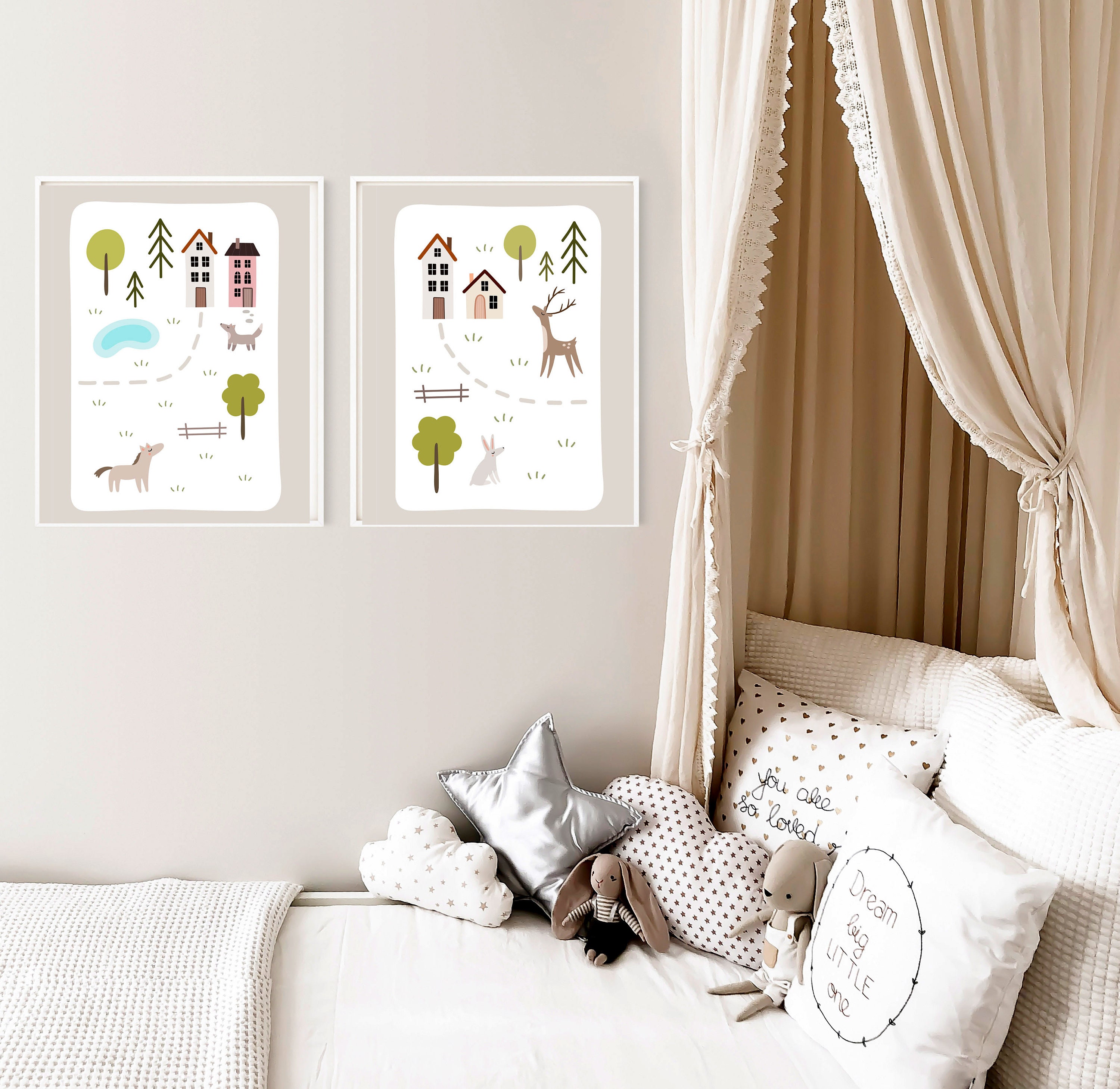 Neutral Nursery Wall Art PRINTABLE WALL ART Gender Neutral Etsy