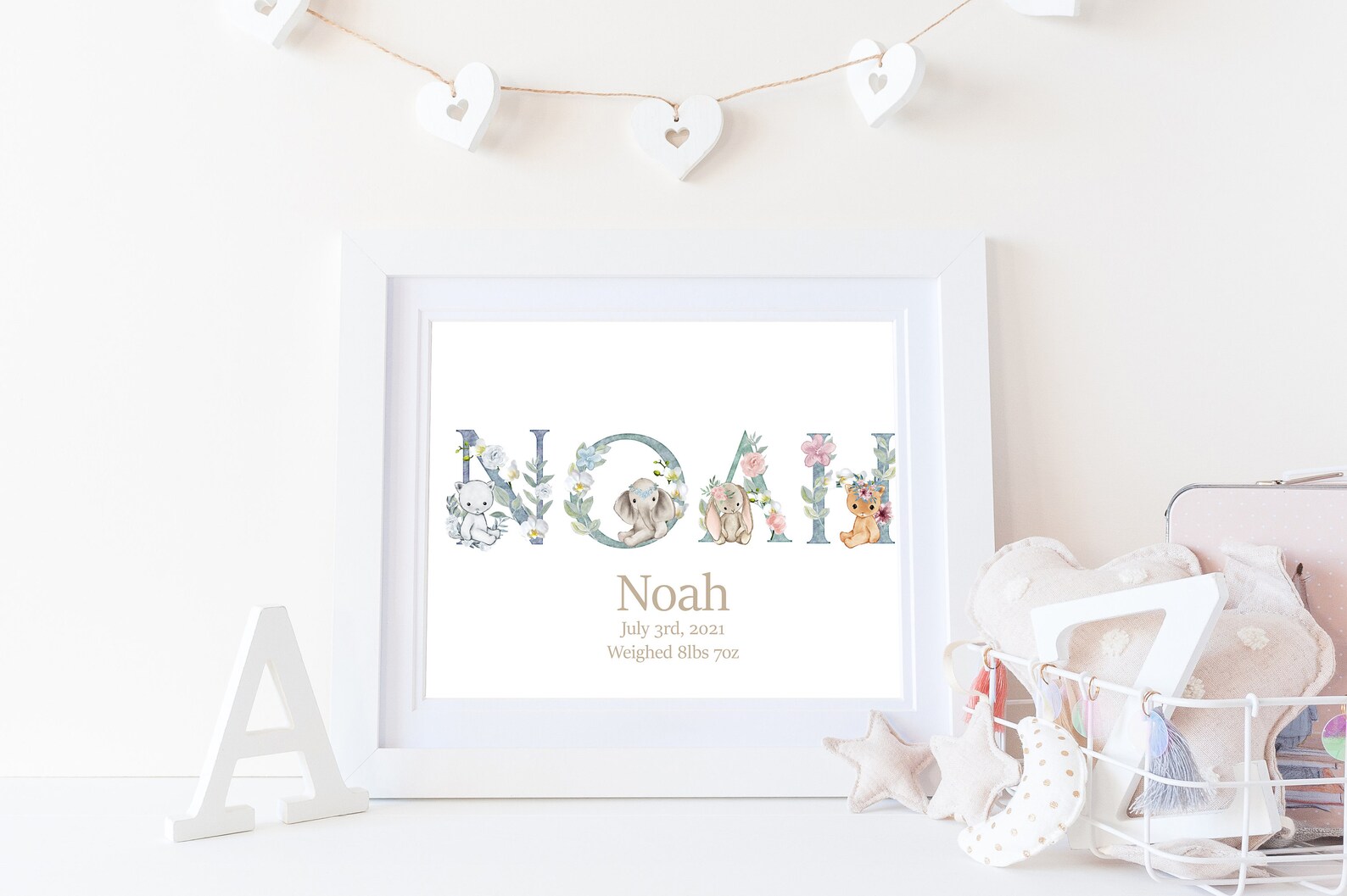 Personalized Name PRINTABLE Wall Art Custom Name Printable Etsy