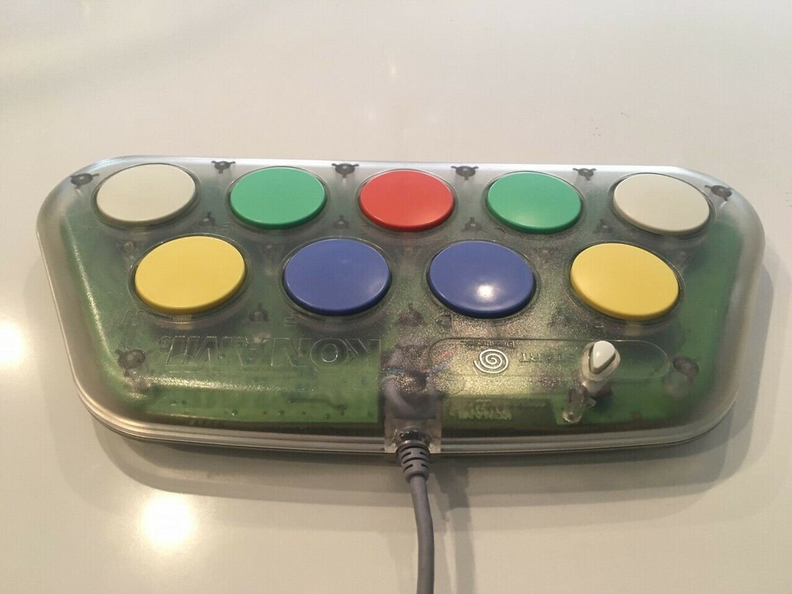 Sega Dreamcast Pop'n Music Controller Konami Pop Dance Pad Etsy